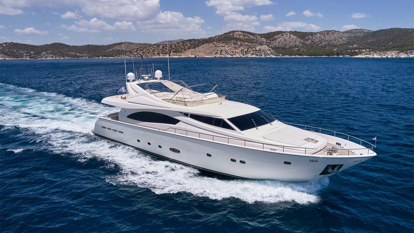 estia yi yacht for charter, Charter Estia YI, Estia YI yacht, ferretti yacht charter, Estia YI yacht central, Estia YI yacht weekly, Estia YI yacht weekly price, Estia YI yacht weekly rate, Estia YI yacht central agency, motoryacht Estia YI, Estia YI Ferretti 880, ferretti 880 for charter, Santorini yacht charter, Mykonos yacht charter, Greek Islands yacht charter, Greece Yacht Charter, Turkey yacht charter, yacht charter, superyacht, yachts, megayacht, motoryacht, yacht rental