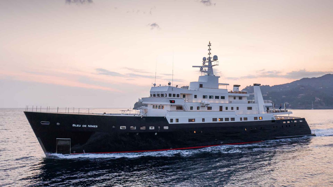 Bleu de Nimes, explorer yacht, motor yacht, luxury yacht charter, 72m yacht, long-range cruising yacht, family yacht, large yacht charter, yacht for 28 guests, crewed yacht charter, premium charter experience, global yacht charter, charter bleu de nimes, bleu de nimes yacht, bleu de nimes yacht for charter, blue de nimes yacht charter, blue de nimes superyacht, motor yacht blue de nimes, superyacht charter, megayacht charter