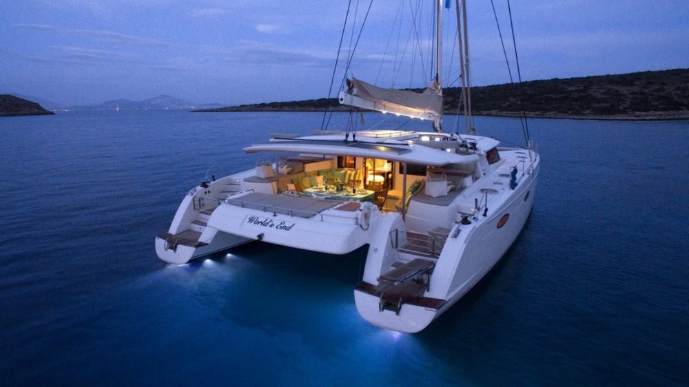 world's end catamaran for charter, Charter world's end catamaran, world's end catamaran, world's end catamaran weekly, world's end catamaran weekly price, world's end catamaran weekly rate, world's end catamaran central, world's end catamaran central agency, Catamaran Charter for Greece, Greece Yacht Charter, catamaran charter, rent catamaran, Mykonos catamaran, Santorini catamaran, Mykonos charter, Santorini charter, Greek island charter